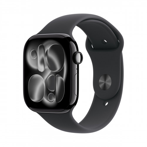 Apple Watch Series 11 GPS 46mm Jet Black Alu. Case w. Black S. Band - M/L (MEUX4) б/в